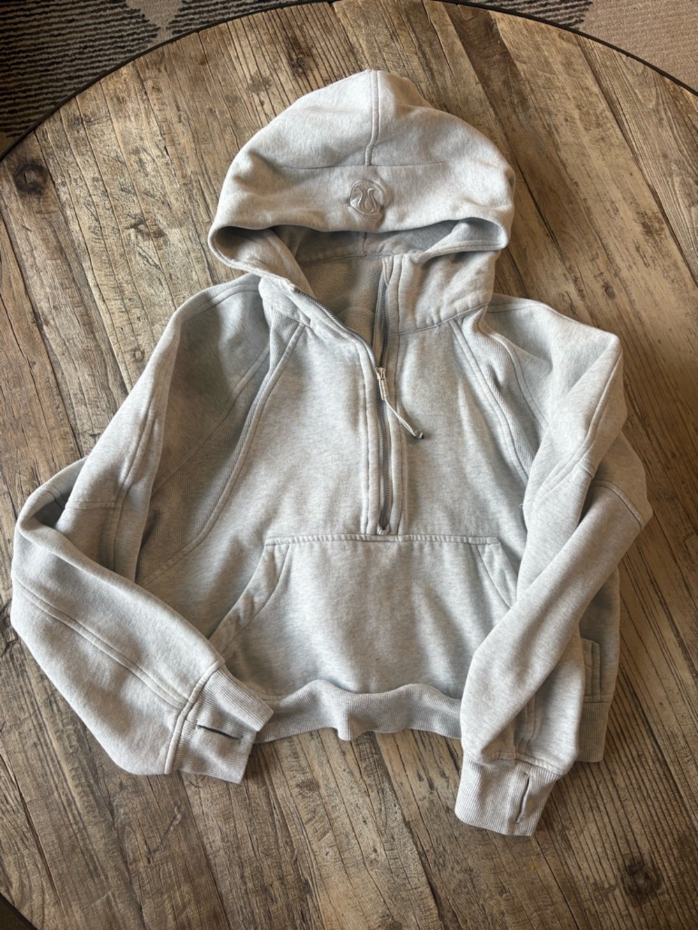 LULULEMON WOMENS SCUBA LIGHT GREY